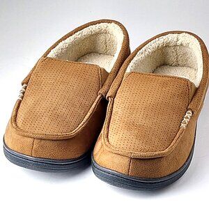 HomeTop Women's Indoor Outdoor Breathable Microsuede Moccasins Loafer Slippers